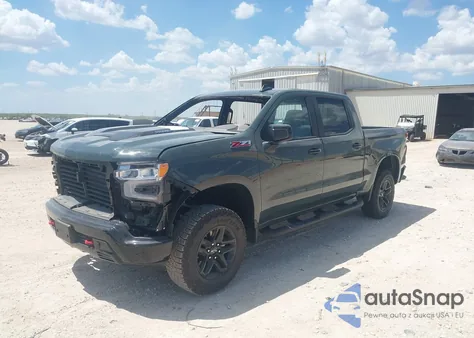 2025 Chevrolet Silverado 1500 4Wd Short Bed Lt Trail Boss from USA, damaged, VIN 3GCUKFE87SG162686